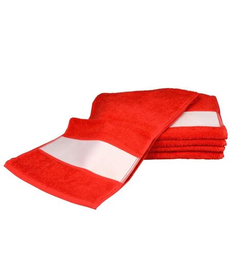 A&R Towels Subli-Me Sport Towel (Fire Red) - UTRW6042