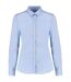 Chemisier Manches Longues Femme Bleu Clair Kustom Kit-2