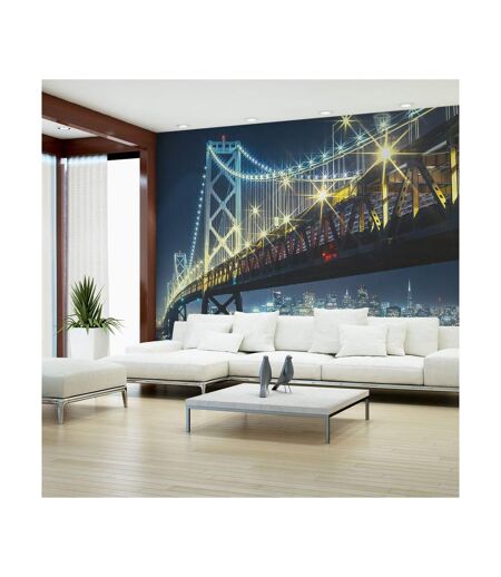 Papier Peint Bay Bridge at Night II 270x450cm