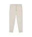 Mens Hadiko Drawstring Waist Joggers White Boss-1