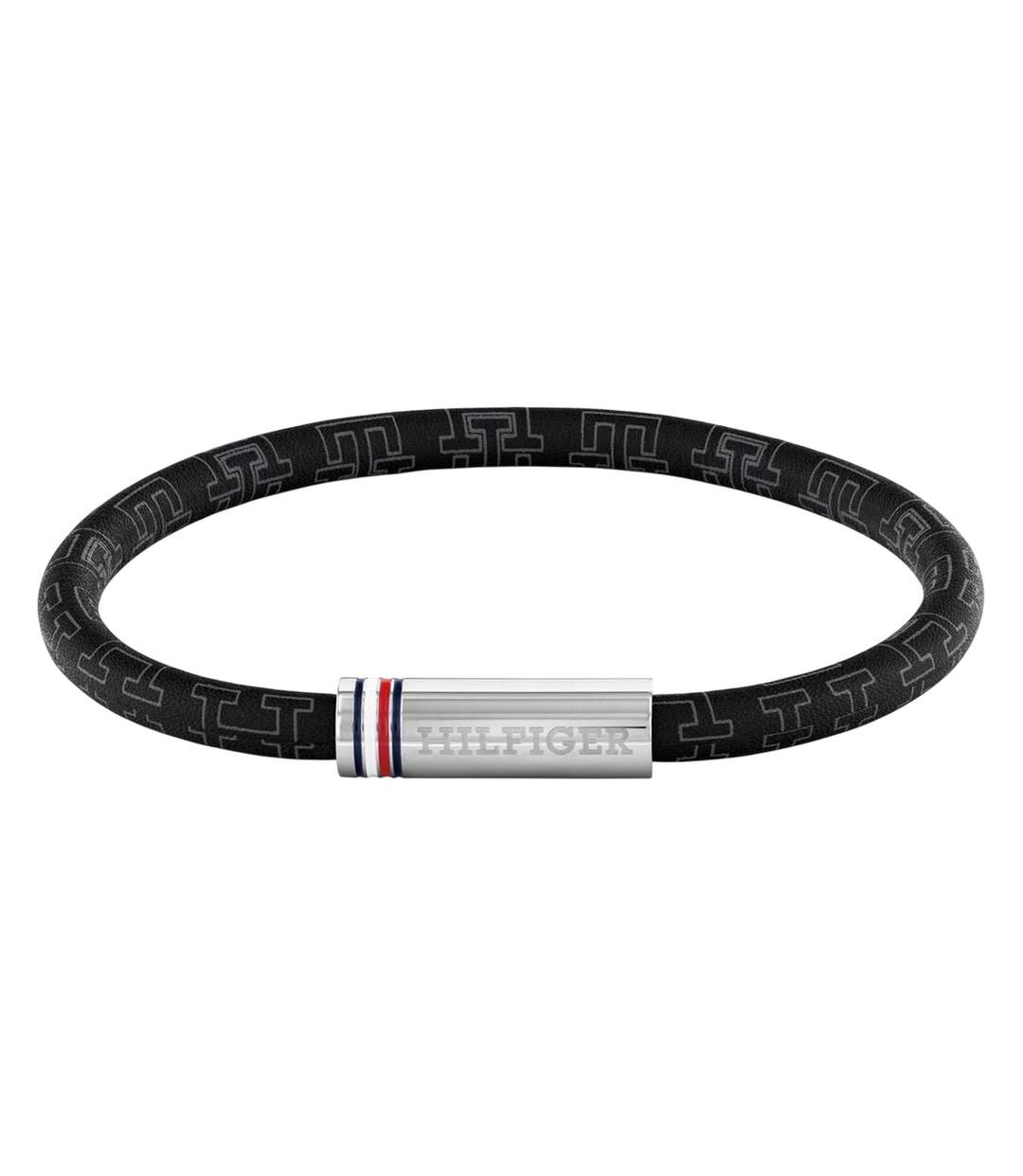 Leather Everyday Bracelet One Size Black Tommy Hilfiger-1