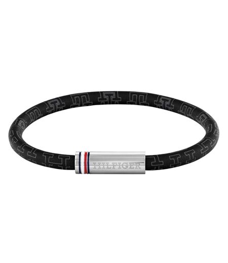 Leather Everyday Bracelet One Size Black Tommy Hilfiger
