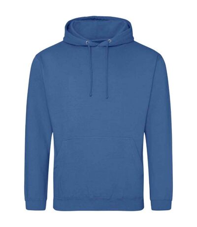 Sweat À Capuche College Adulte Bleu Tropical Awdis