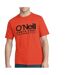 T-Shirt orange/noir homme o'neill cali-1