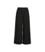 Pantalon fluide noir femme vila yona-1