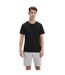 Pack Of 3  Mens Plain T-shirt  Black White Grey Calvin Klein-3