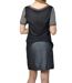 Jupe Noire Courte Femme - Style élégant et Confortable - Fermeture éclair et Poches Pratiques-2