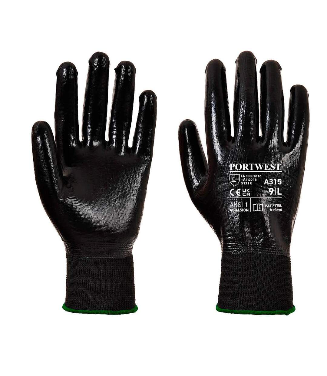 A315 all-flex grip gloves l black Portwest-1