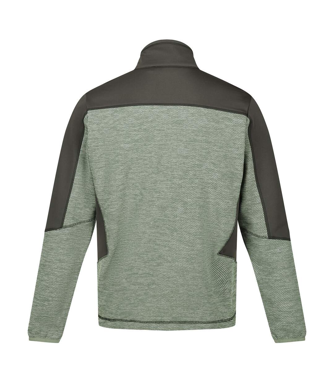 Mens Highton Iv Full Zip Fleece Jacket Agave Green Ash Regatta-3