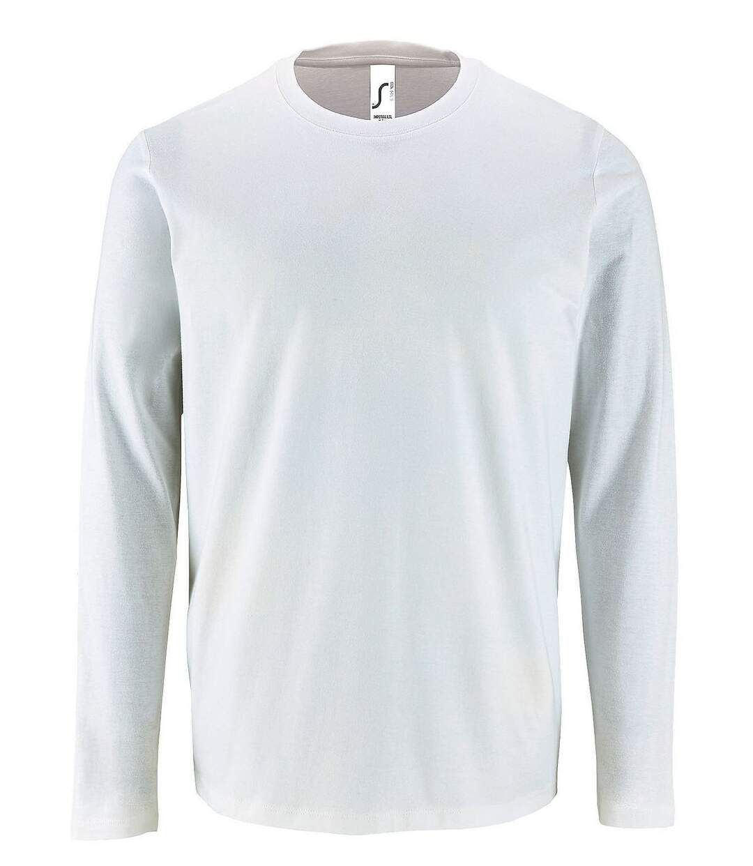 T-shirt manches longues pour homme - 02074 - blanc