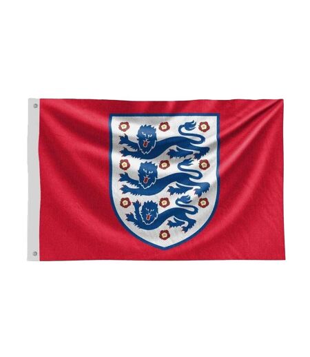 Three Lions Flag One Size White England