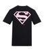 T-shirt Motif/style Logo Adulte Noir Superman-1