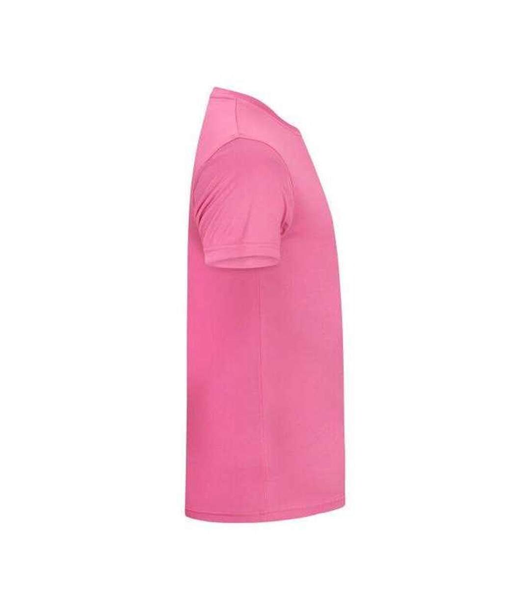 Mens Basic Active T-shirt Active Pink Clique-4
