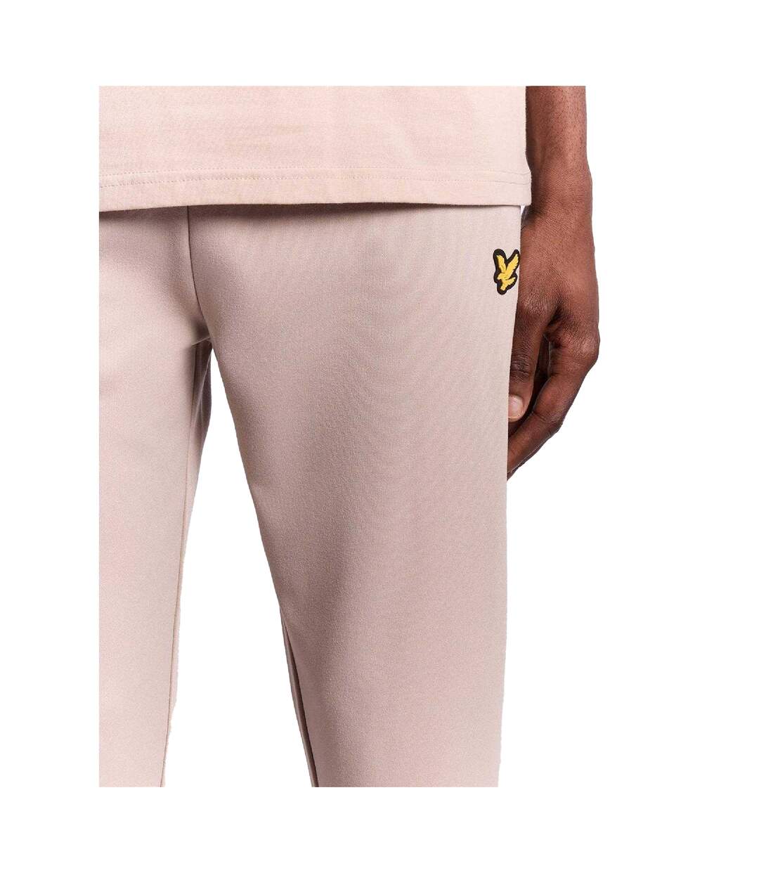 Pantalon De Jogging Uni À Taille Élastiquée Homme Beige Lyle & Scott-4