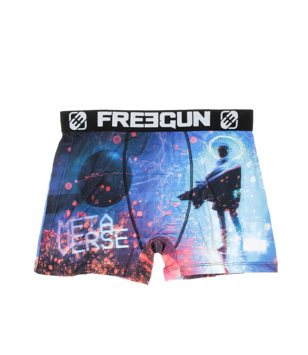 Boxer Bleu/Noir Homme Freegun Sphere - L-1