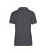 Polo Femme Graphite Blanc Uni James And Nicholson-2