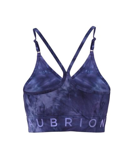 Brassière de sport invigorate femme bleu marine Aubrion Aubrion