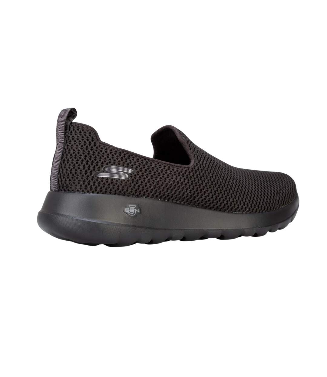 Mens Go Walk Slip-on Trainers Black Skechers-2