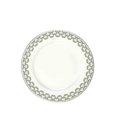 Lot de 6 Assiettes Plates Ginko 26cm Blanc