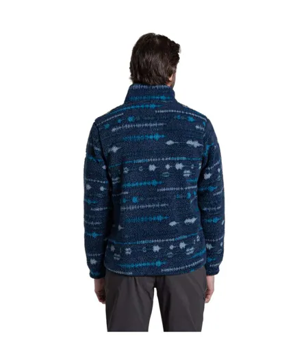 Haut Polaire Motif/style Paysage National Trust Rawthey Homme Bleu Marine Imprimé Craghoppers