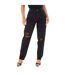 Womens/ladies Cotton Denim Mom Jeans Black I Saw It First-2