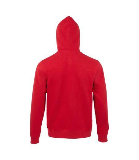SOLS Mens Spike Full Zip Hooded Sweatshirt (Red) - UTPC4105