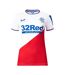 Womens/ladies 2023 Rangers Fc Away Shirt White Red Castore-1