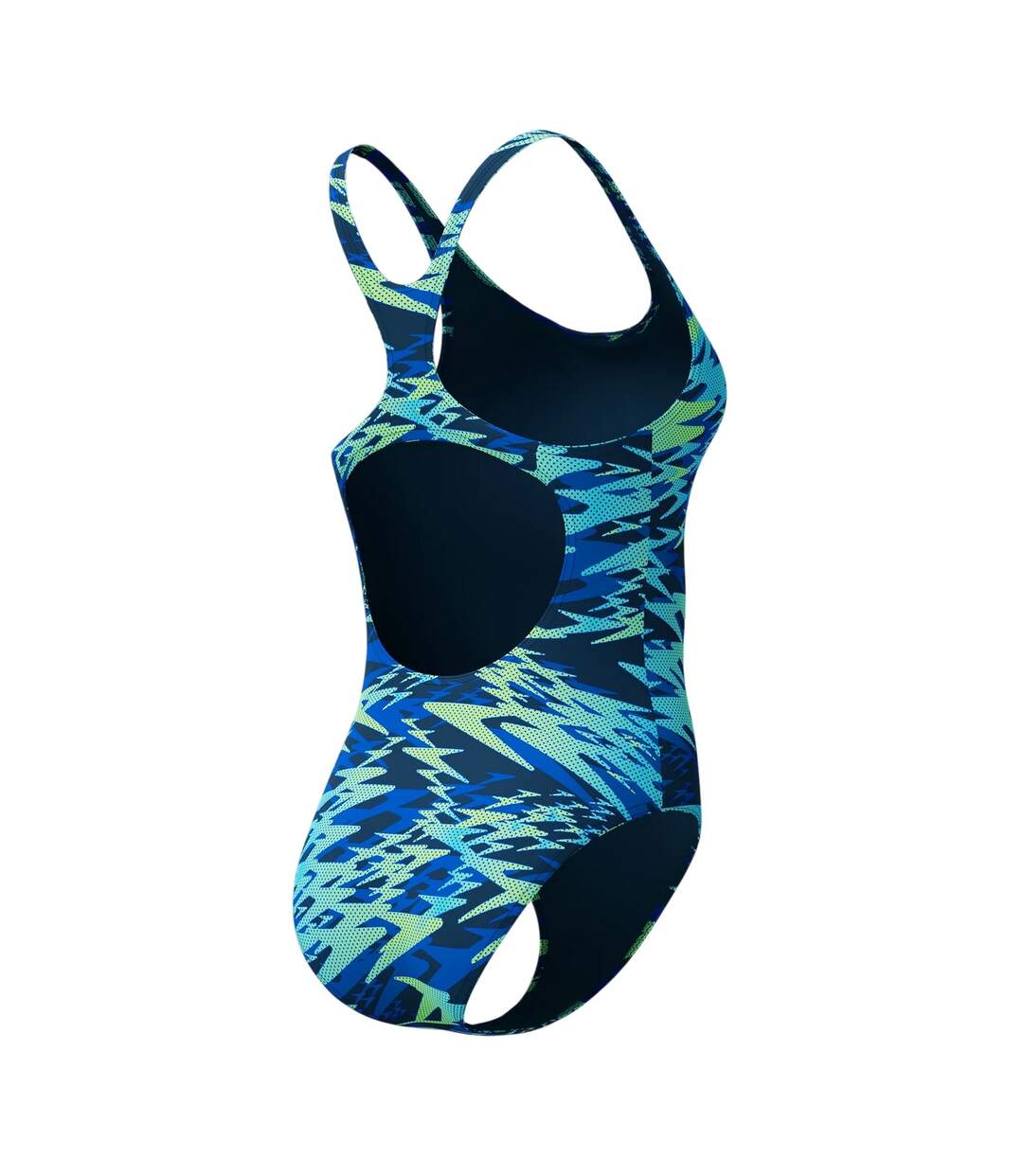 Maillot De Bain 1 Pièce Motif/style Abstrait Hyperboom Medalist Femme Bleu Foncé Abstrait Speedo-3