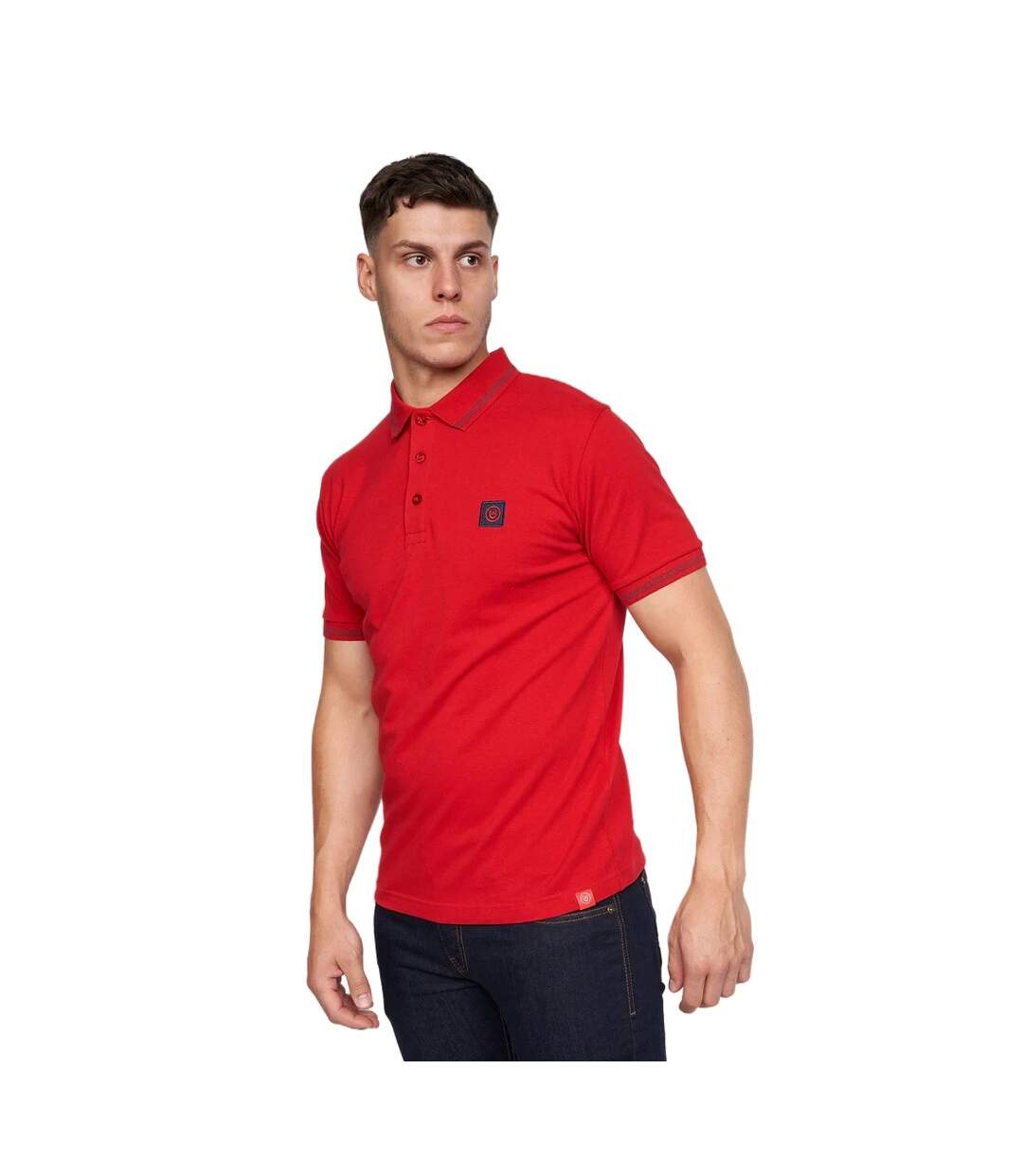 Duck and Cover Mens Feltar Polo Shirt (Red)