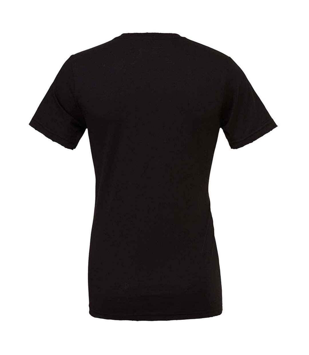Unisex Adult Jersey Crew Neck T-shirt Black Bella + Canvas-2