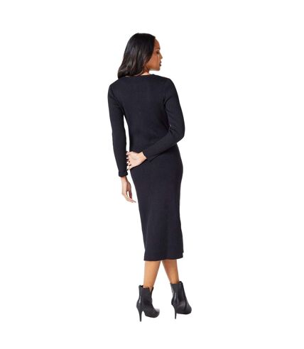 Robe mi-longue femme noir Principles