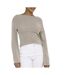 Pull taupe femme only spezia - l-1