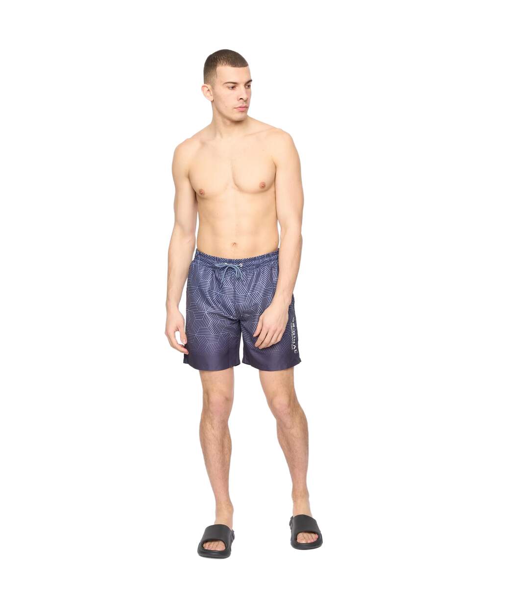 Short de bain layotta homme bleu marine Crosshatch-3