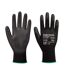 Unisex adult a123 pu palm grip gloves xxl black Portwest