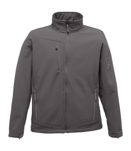 Regatta Standout Mens Arcola 3 Layer Waterproof And Breathable Softshell Jacket (Seal Grey/Black) - UTRG1461