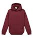 Sweat À Capuche Motif/style Logo Femme Bordeaux Slazenger-1