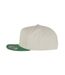 Casquette De Baseball Yupoong Adulte Beige Vert Flexfit-1