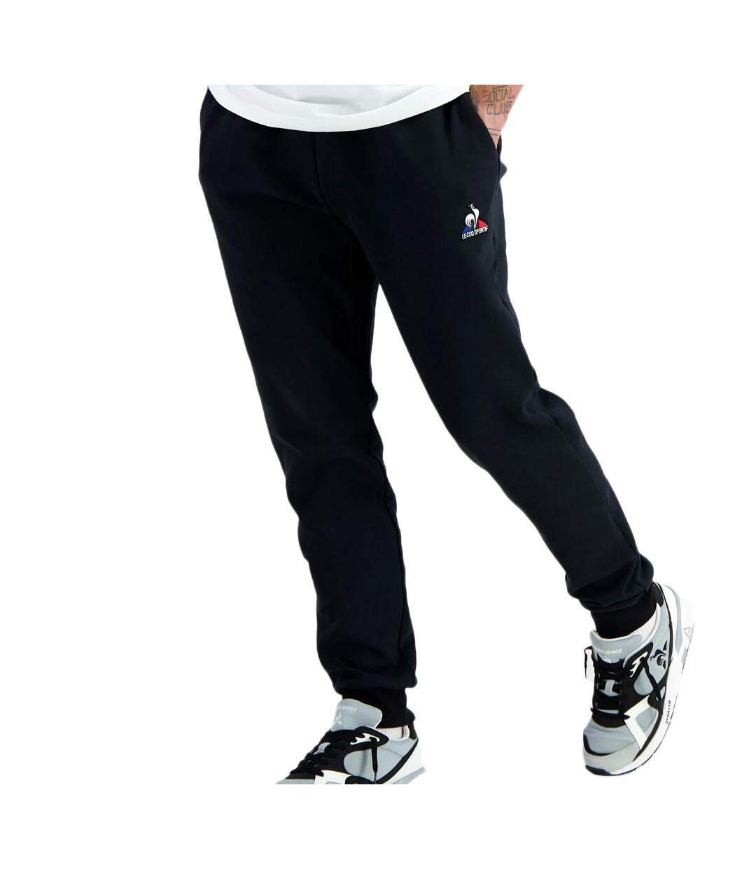 Jogging noir homme le coq sportif straight-1
