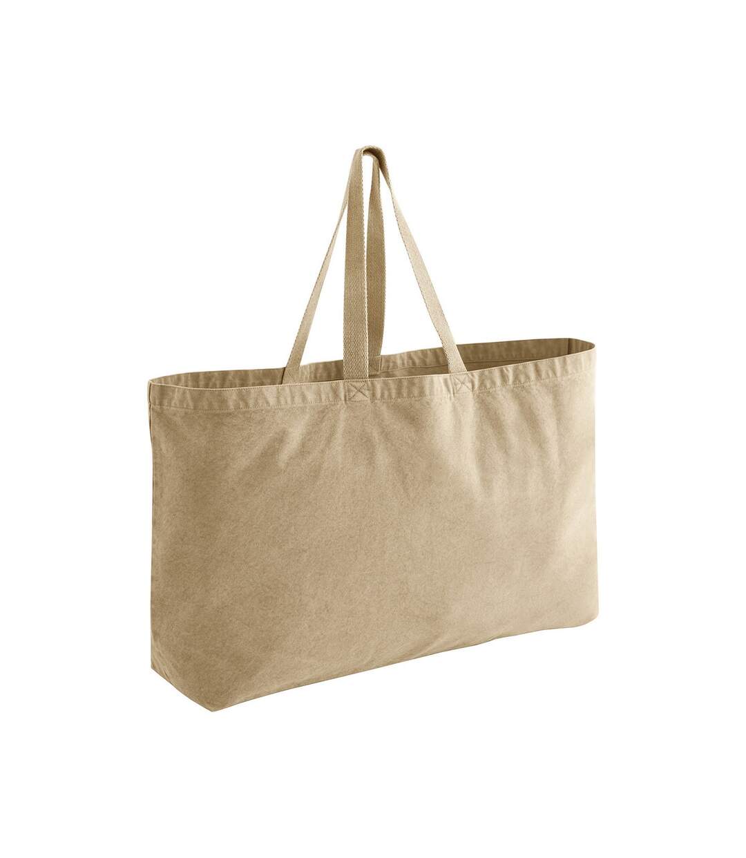 Tote Bag Motif/style Délavé Taille Unique Sable Westford Mill-1