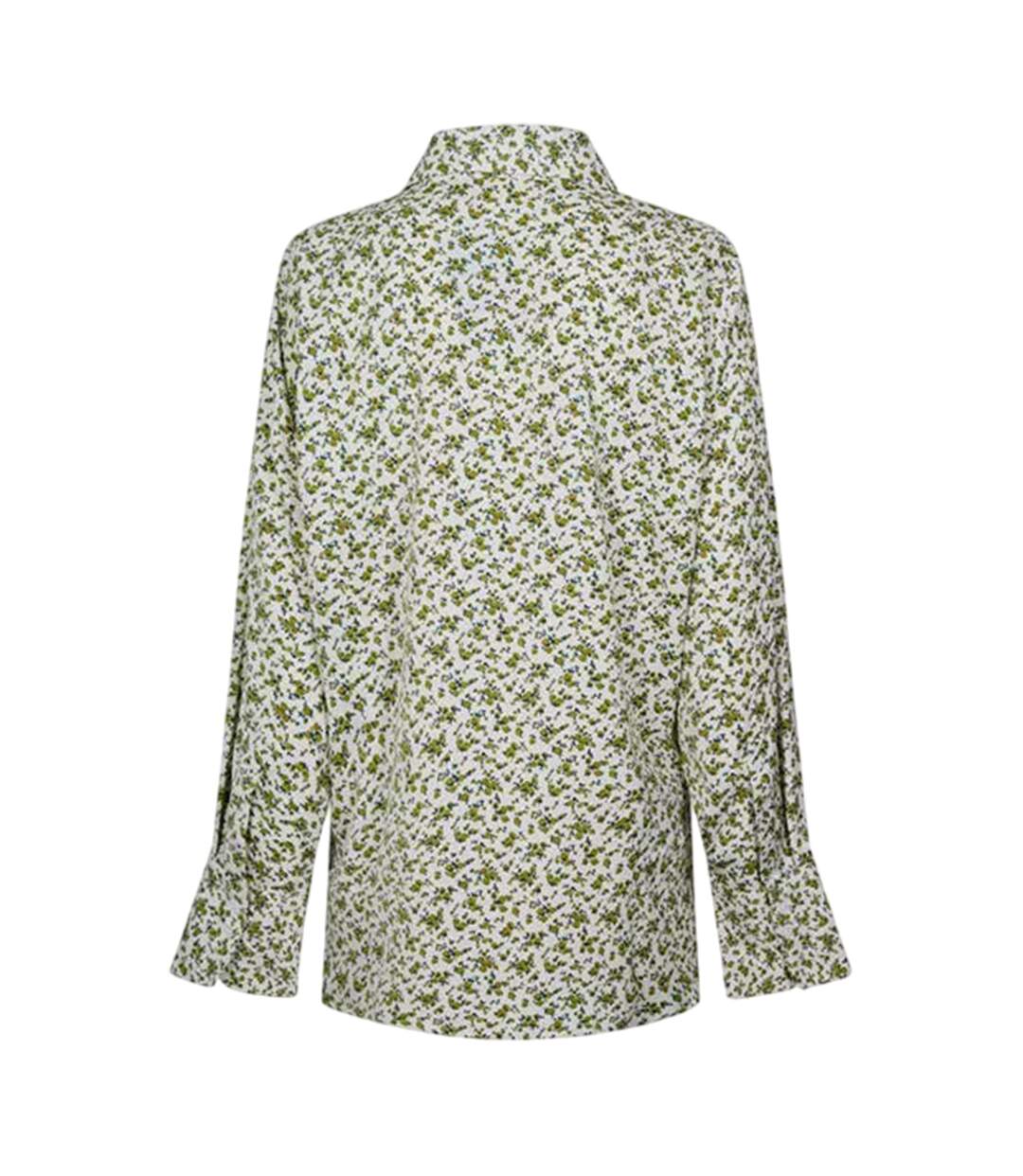 Blouse Motif/style Floral Maeve Elodie Femme Vert Kaki Foncé Levis-3