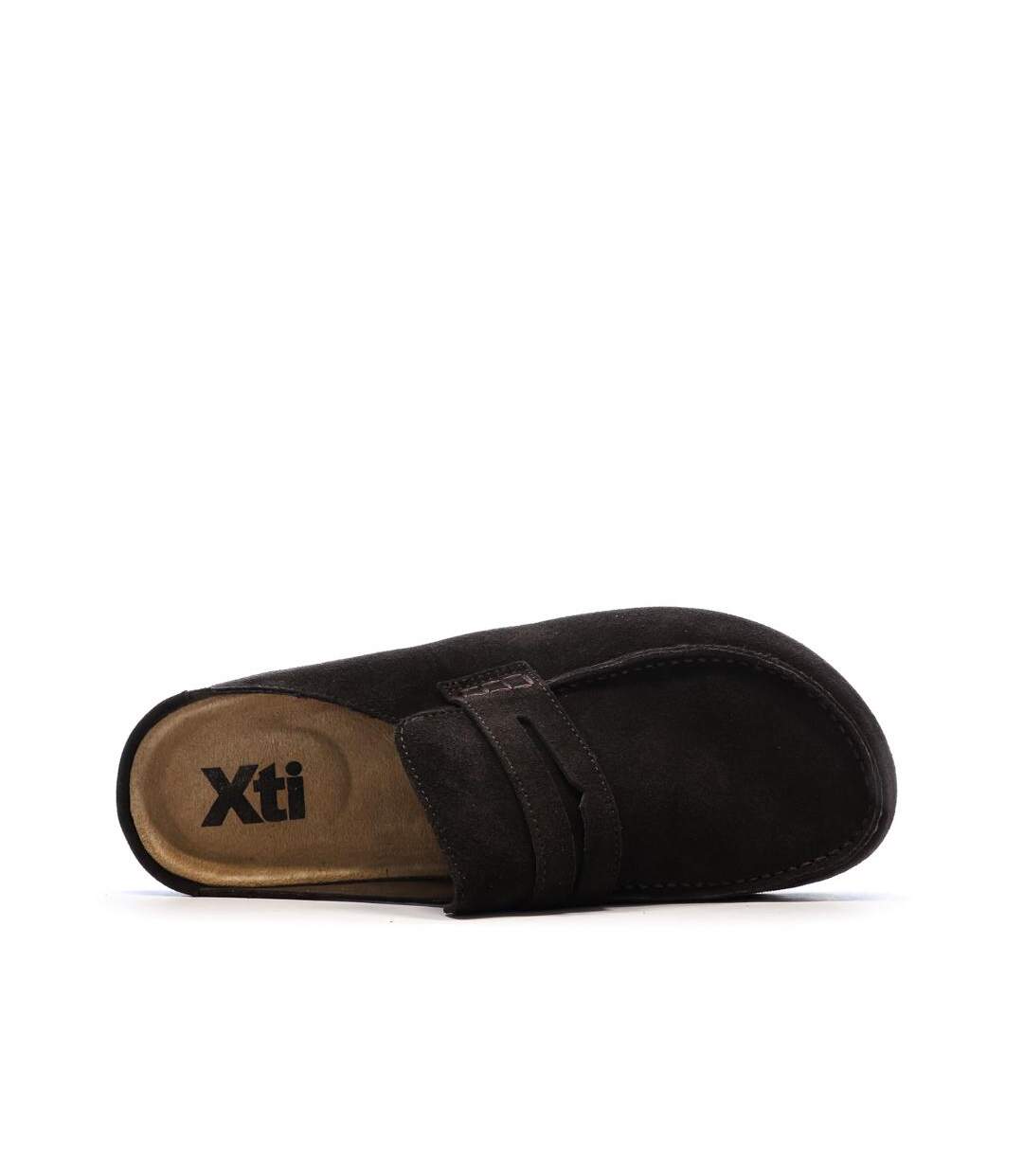 Sabots marron foncé homme xti sabots naples-4