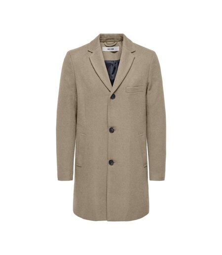 Manteau beige homme only & sons maylon