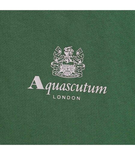 Sweat À Capuche Motif Petit Logo Active Homme Vert Bouteille Aquascutum