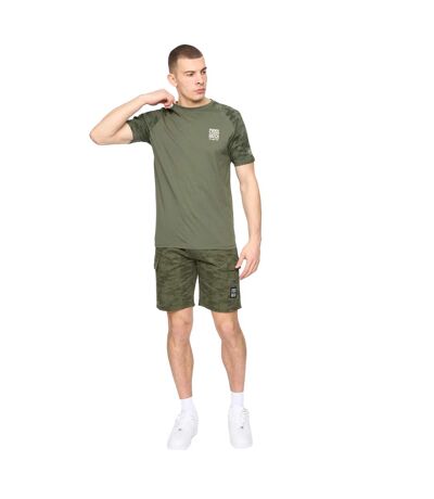Mens janscore t-shirt olive Crosshatch