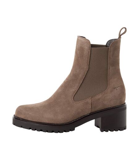 Bottine Cuir à Talon Tamaris