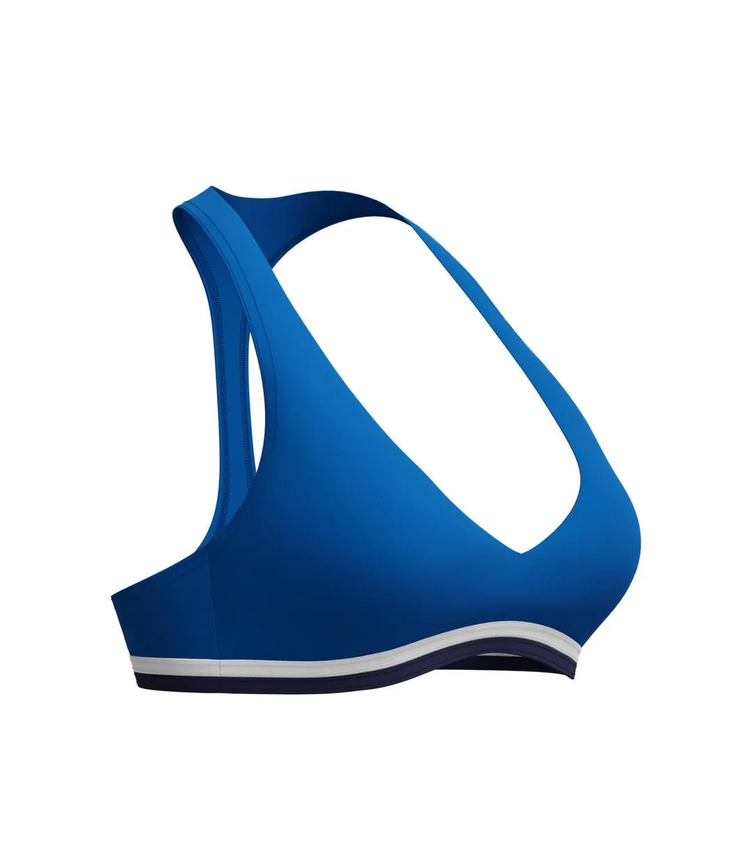 Womens/ladies Racerback Bikini Top Blue Speedo-3
