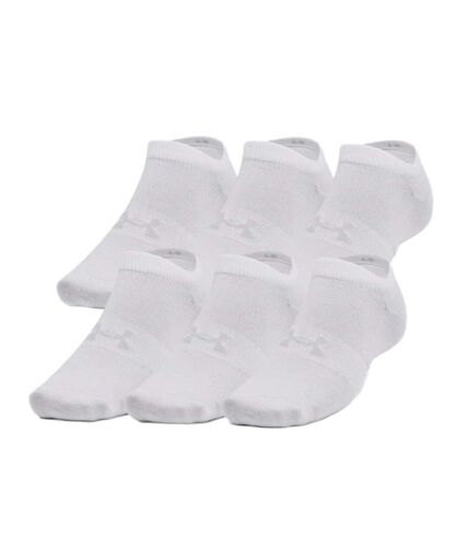 X6 Paires de Chaussette Blanches Mixte Under Armour Essential - 47/50