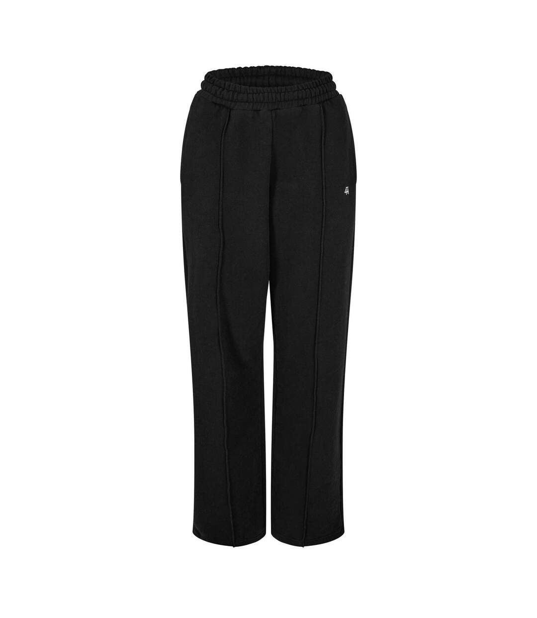 Womens/ladies Wide Leg Trousers Black 4th & Reckless-1