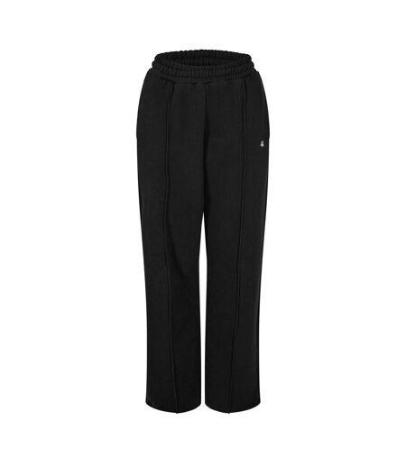 Womens/ladies Wide Leg Trousers Black 4th & Reckless