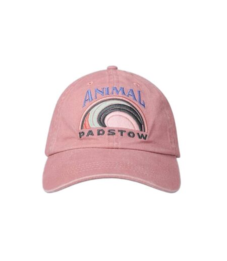 Padstow Baseball Cap Coral Animal